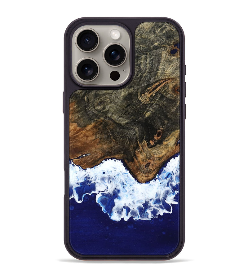 iPhone 16 Pro Max Wood Phone Case - Grey (Coastal, 779839)