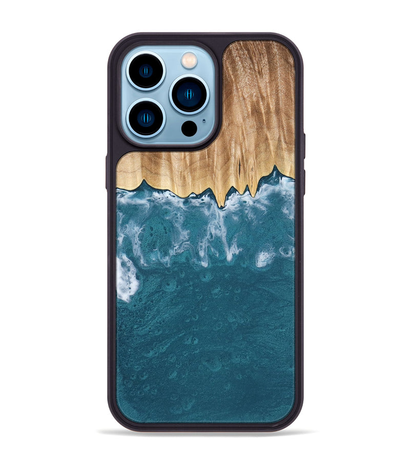 iPhone 14 Pro Max Wood Phone Case - Johnna (Coastal, 779851)