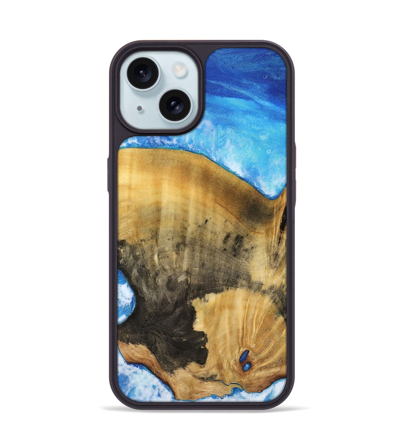 iPhone 15 Wood Phone Case - Emryn (Coastal, 779853)
