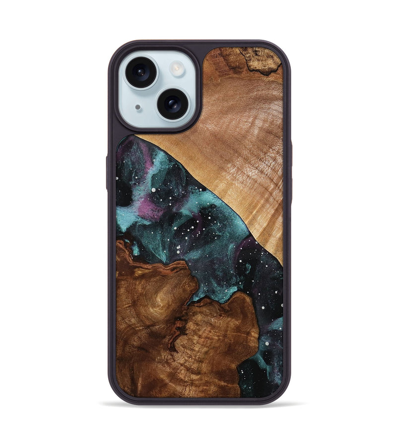 iPhone 15 Wood Phone Case - Renee (Cosmos, 779859)