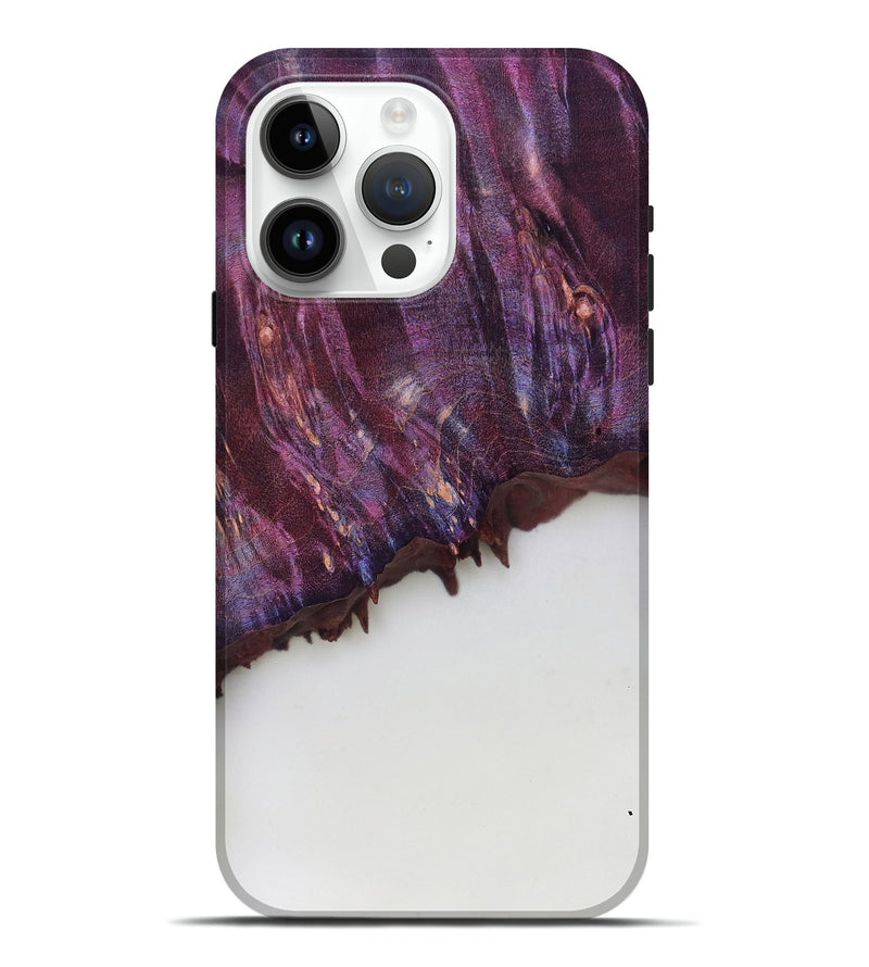 iPhone 15 Pro Max Wood Live Edge Phone Case - Akeelah (Clear, 779884)