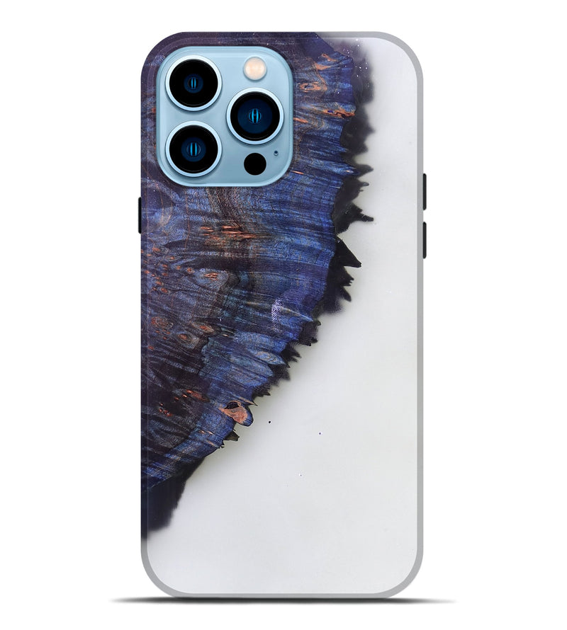 iPhone 14 Pro Max Wood Live Edge Phone Case - Aura (Clear, 779885)