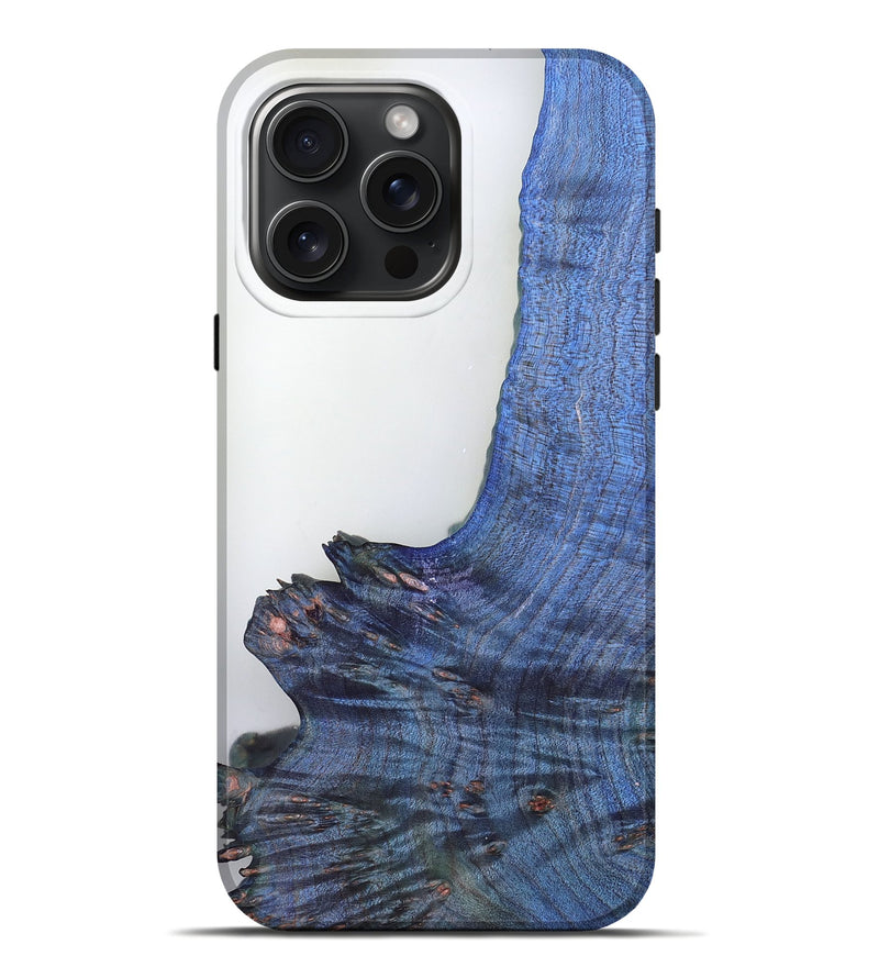 iPhone 16 Pro Max Wood Live Edge Phone Case - Poppy (Clear, 779891)
