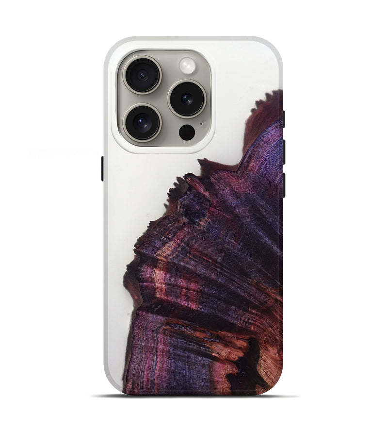 iPhone 16 Pro Wood Live Edge Phone Case - Jaylen (Clear, 779895)