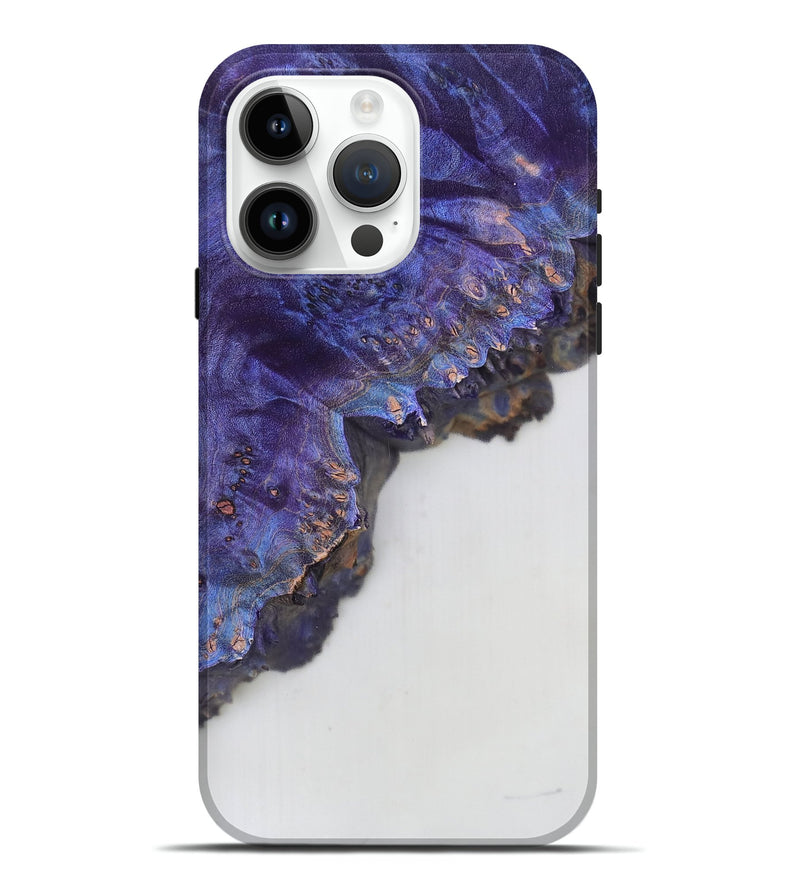 iPhone 15 Pro Max Wood Live Edge Phone Case - Emilee (Clear, 779897)