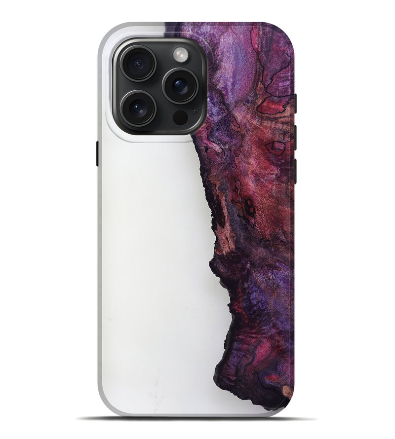 iPhone 16 Pro Max Wood Live Edge Phone Case - Loy (Clear, 779904)