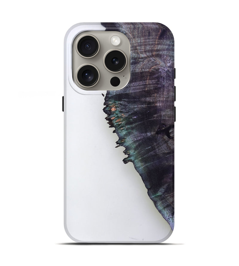 iPhone 16 Pro Wood Live Edge Phone Case - Jayme (Clear, 779905)