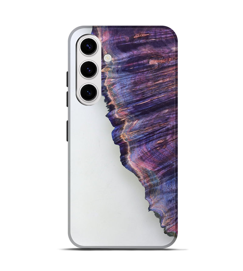 Galaxy S25 Wood Live Edge Phone Case - Josh (Clear, 779909)