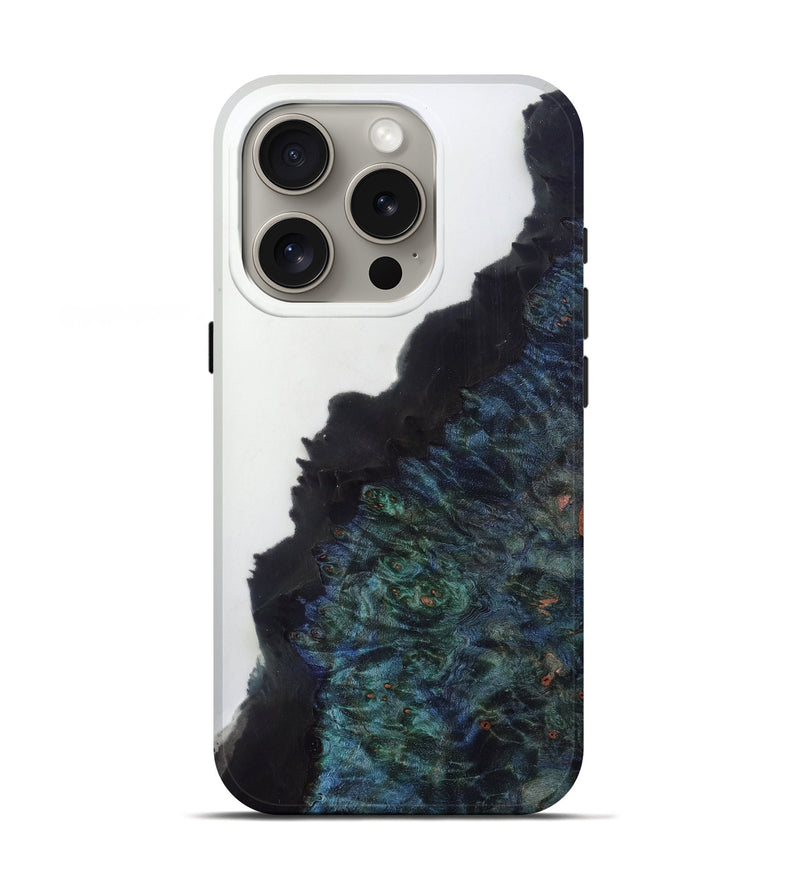 iPhone 16 Pro Wood Live Edge Phone Case - Kendra (Clear, 779911)