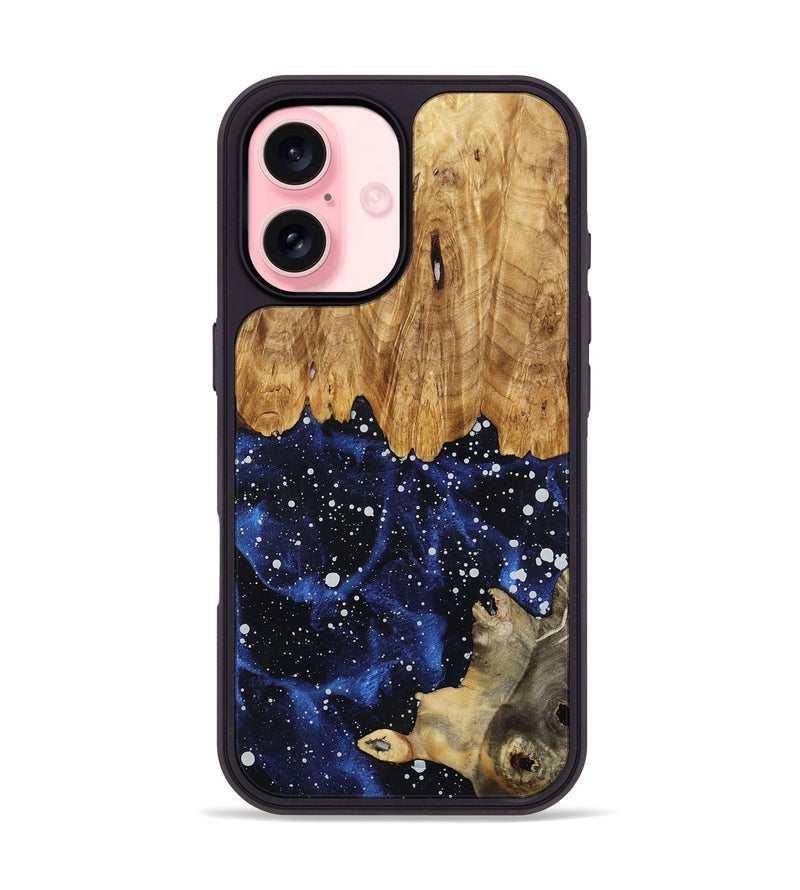 iPhone 16 Wood Phone Case - Sim (Cosmos, 779963)