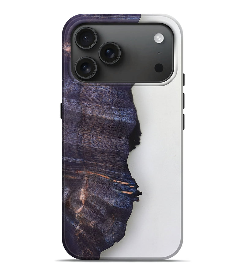 iPhone 17 Pro Max Wood Live Edge Phone Case - Ingrid (Clear, 780011)