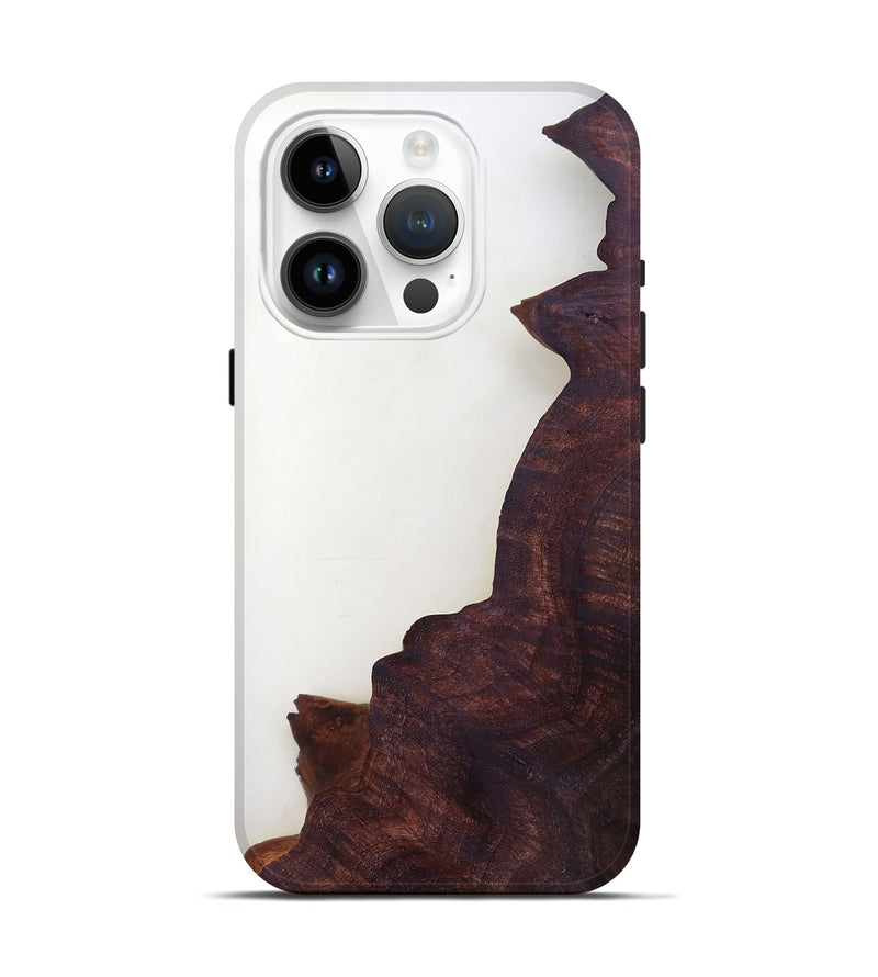 iPhone 15 Pro Wood Live Edge Phone Case - Berta (Clear, 780017)