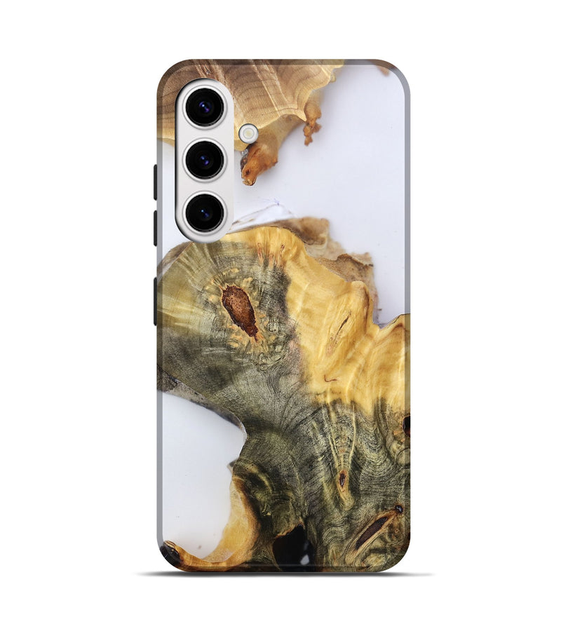 Galaxy S25 Wood Live Edge Phone Case - Janessa (Clear, 780021)