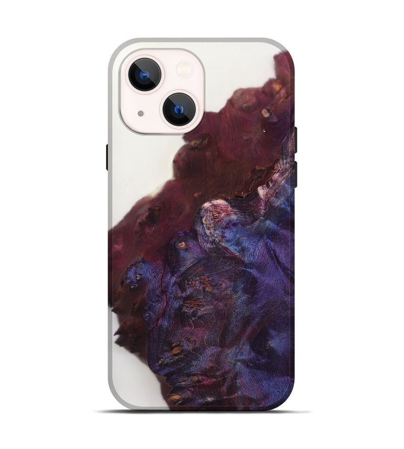 iPhone 14 Wood Live Edge Phone Case - Chrissy (Clear, 780024)
