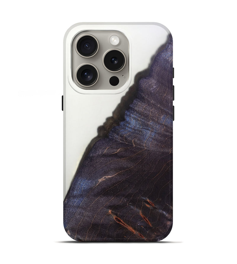 iPhone 16 Pro Wood Live Edge Phone Case - Maeve (Clear, 780027)