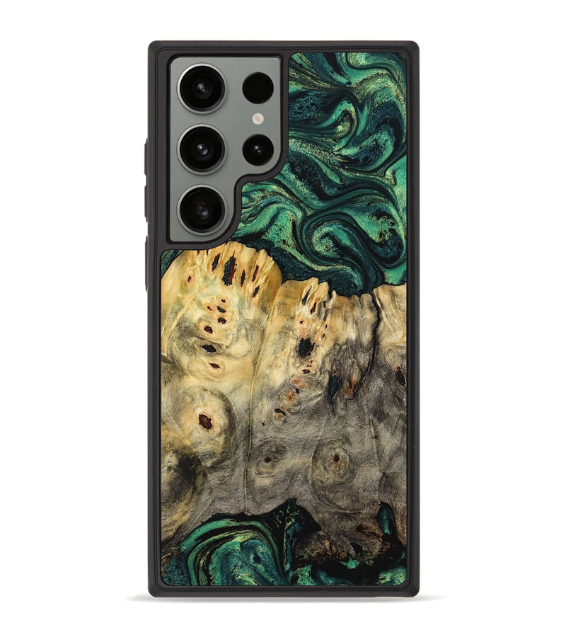 Galaxy S23 Ultra Wood Phone Case - Blaire (Green, 780054)