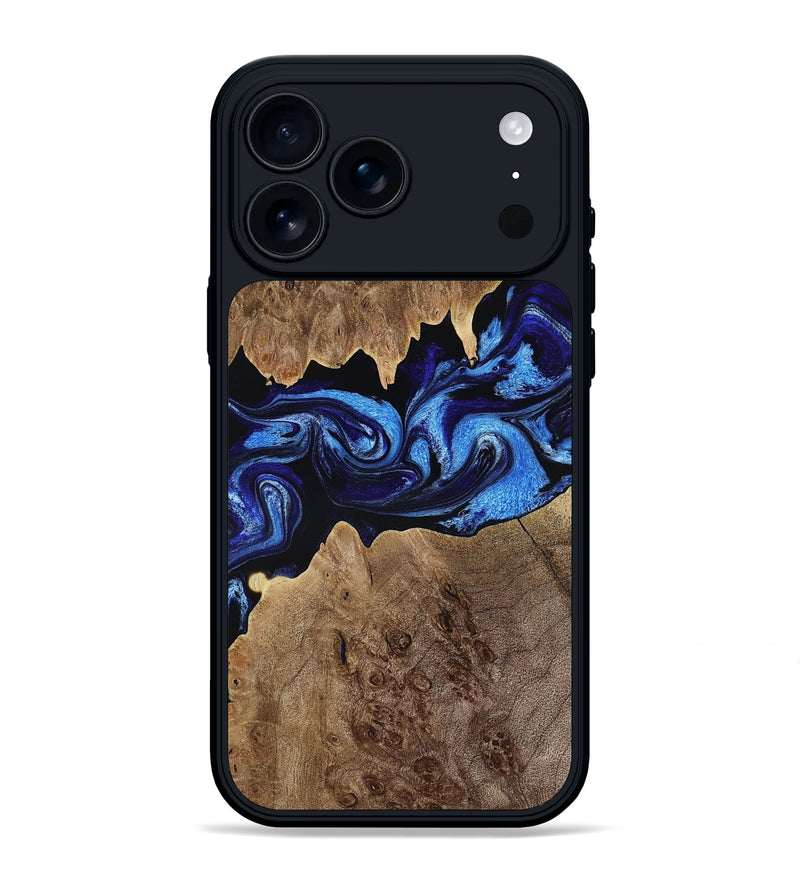 iPhone 17 Pro Max Wood Phone Case - Zion (Blue, 780056)