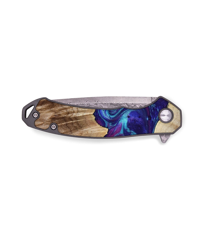 EDC Wood Pocket Knife - Elouise (Purple, 780150)