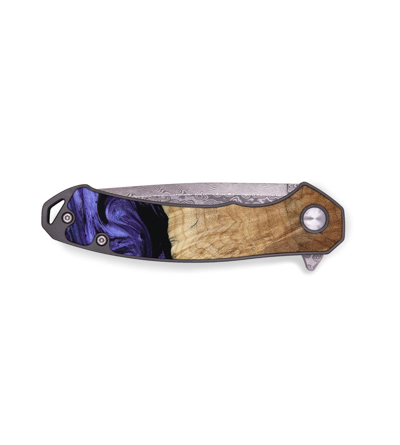 EDC Wood Pocket Knife - Bethzy (Purple, 780151)
