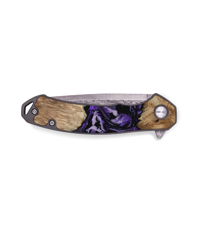 EDC Wood Pocket Knife - Byron (Purple, 780234)