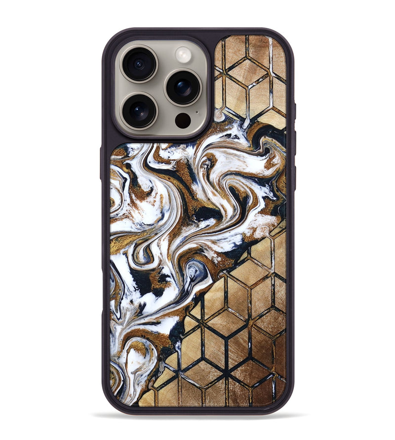iPhone 16 Pro Max Wood Phone Case - Savion (Pattern, 780257)