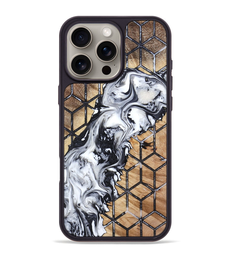iPhone 16 Pro Max Wood Phone Case - Kale (Pattern, 780263)