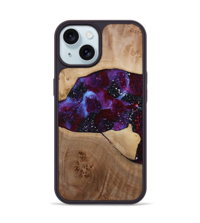 iPhone 15 Wood Phone Case - Adriana (Cosmos, 780299)