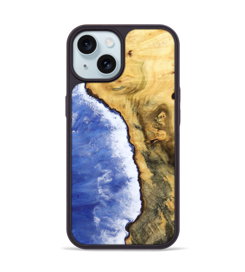 iPhone 15 Wood Phone Case - Lyla (Coastal, 780363)