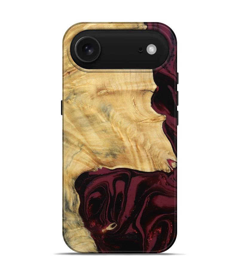 iPhone 17 Air Wood Live Edge Phone Case - Ardith (Red, 780479)