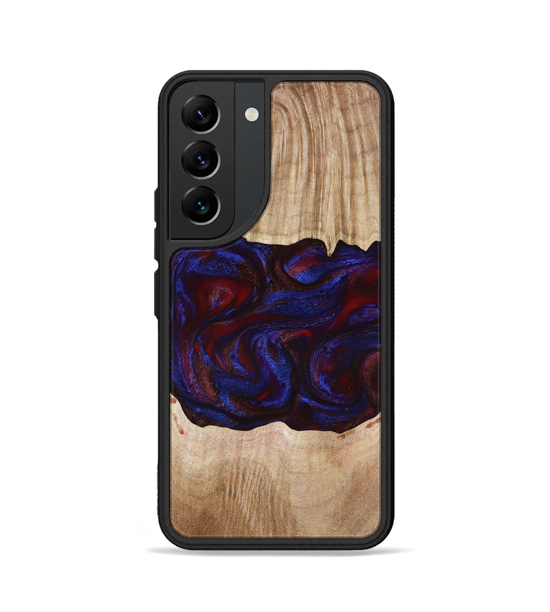 Galaxy S22 Wood Phone Case - Trudy (Red, 780505)