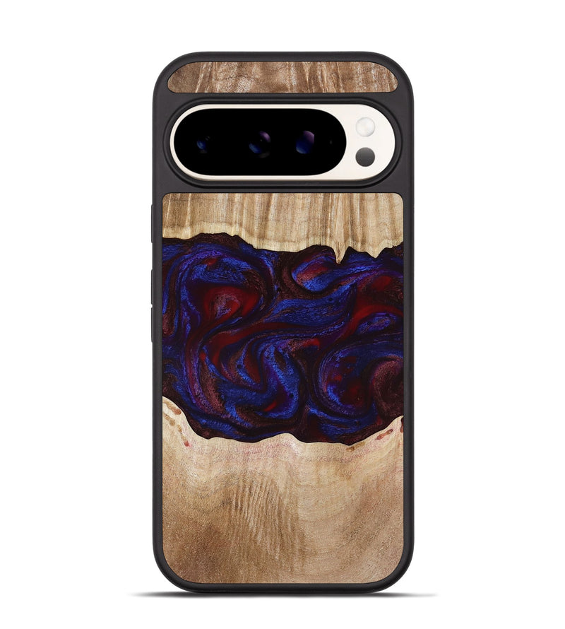 Pixel 9 Wood Phone Case - Trudy (Red, 780505)