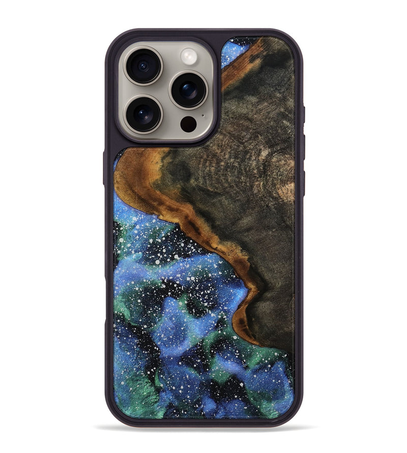 iPhone 16 Pro Max Wood Phone Case - Navy (Cosmos, 780582)