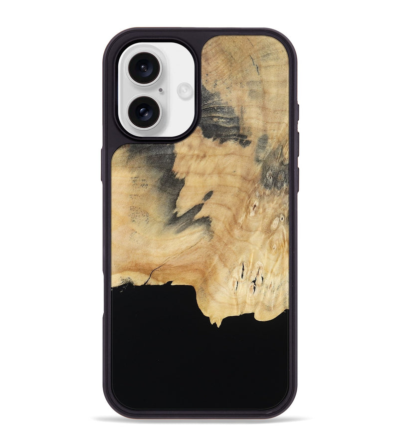 iPhone 16 Plus Wood Phone Case - Angie (Wood Burl, 780692)