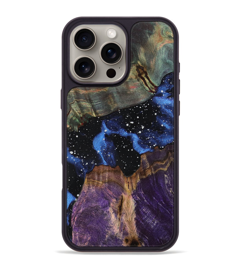 iPhone 16 Pro Max Wood Phone Case - Berry (Cosmos, 780817)