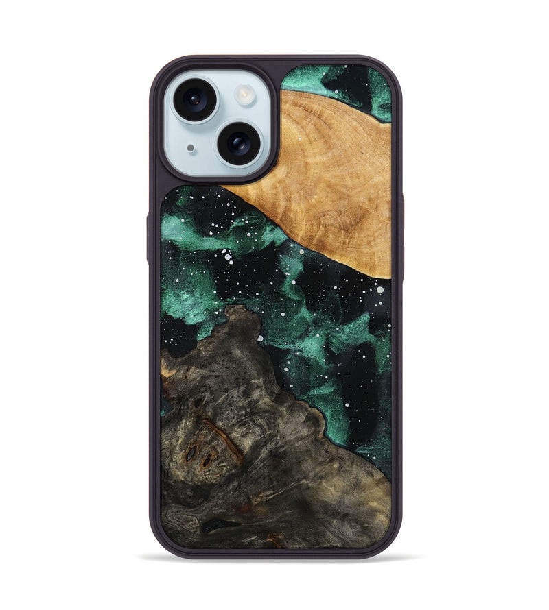 iPhone 15 Wood Phone Case - Marcie (Cosmos, 780854)