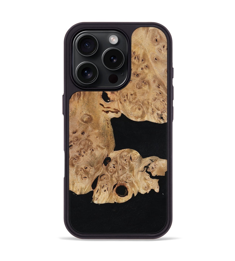 iPhone 16 Pro Wood Phone Case - Parker (Wood Burl, 780908)