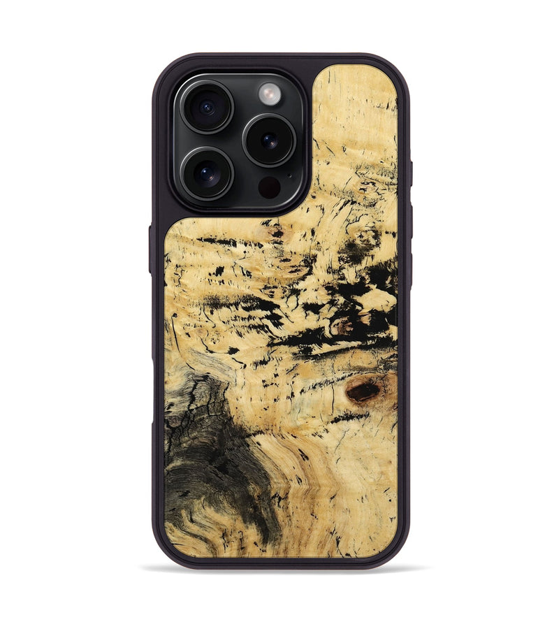 iPhone 16 Pro Wood Phone Case - Brad (Wood Burl, 780911)