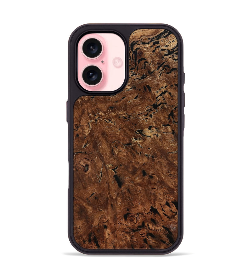 iPhone 16 Wood Phone Case - Chas (Wood Burl, 780912)