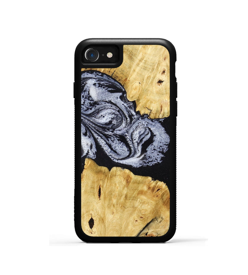 iPhone SE Wood Phone Case - Sherman (Black & White, 780968)