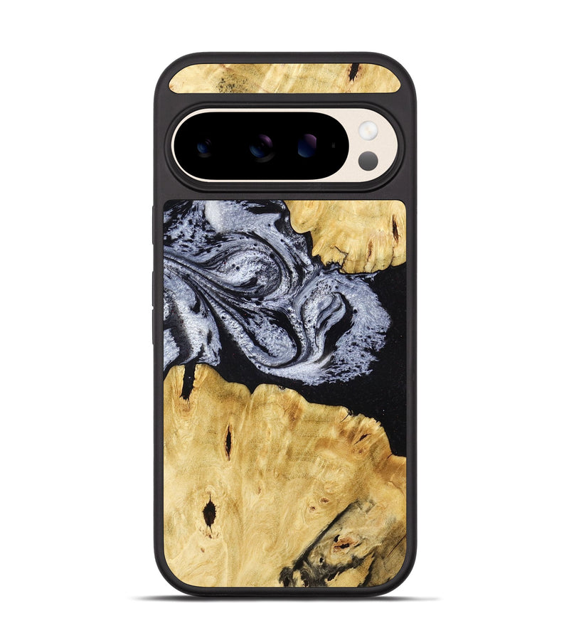 Pixel 10 Wood Phone Case - Sherman (Black & White, 780968)