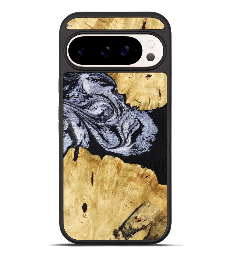 Pixel 10 Pro XL Wood Phone Case - Sherman (Black & White, 780968)
