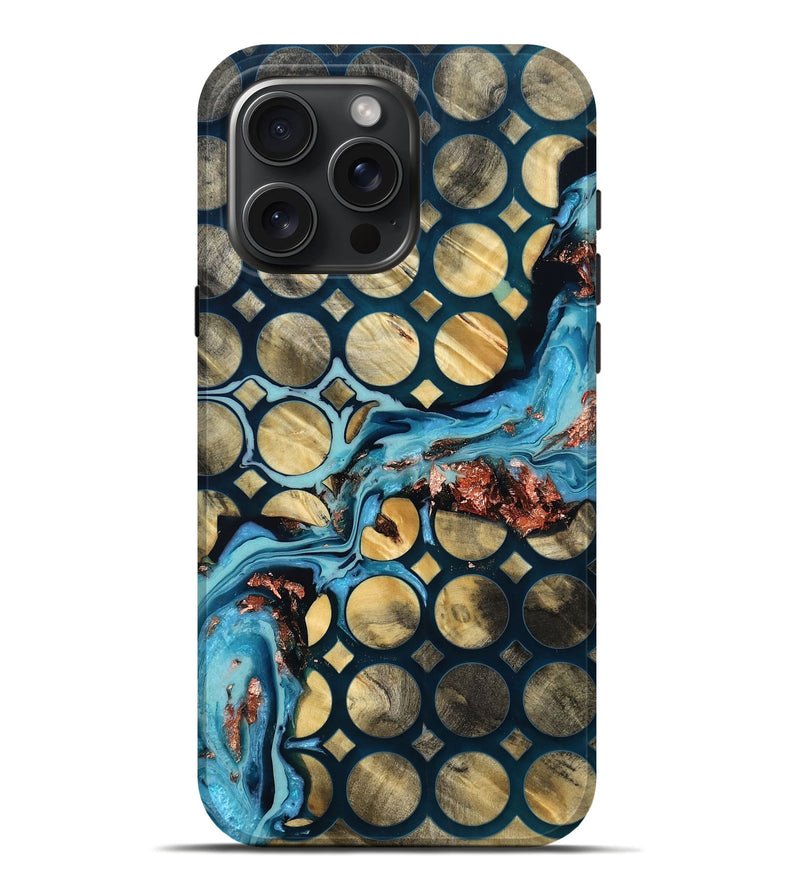 iPhone 16 Pro Max Wood Live Edge Phone Case - Ariella (Pattern, 781006)