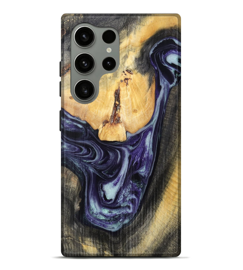 Galaxy S24 Ultra Wood Live Edge Phone Case - Heaven (Purple, 781014)