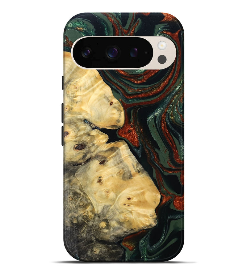 Pixel 10 Pro XL Wood Live Edge Phone Case - Yara (Red, 781033)