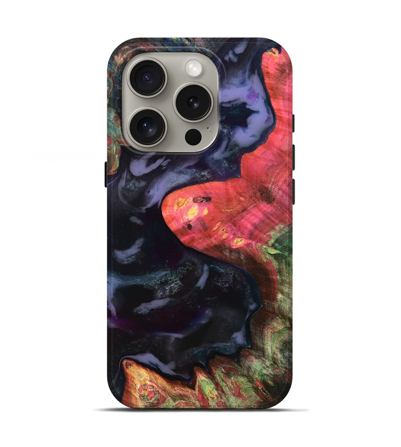 iPhone 16 Pro Wood Live Edge Phone Case - Anton (Vapor, 781039)