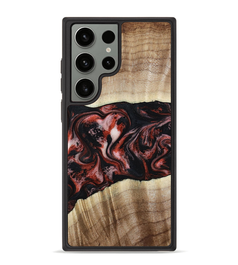 Galaxy S23 Ultra Wood Phone Case - Jamie (Red, 781056)