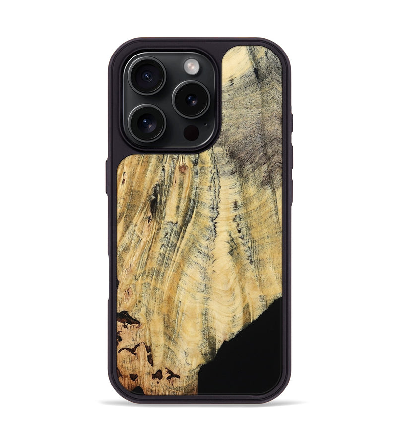 iPhone 16 Pro Wood Phone Case - Joselyn (Wood Burl, 781080)