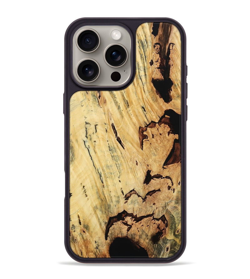 iPhone 16 Pro Max Wood Phone Case - Zaiden (Wood Burl, 781182)