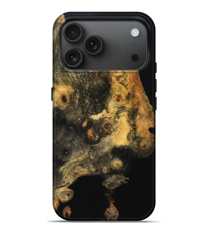 iPhone 17 Pro Max Wood Live Edge Phone Case - Patrica (Wood Burl, 781242)