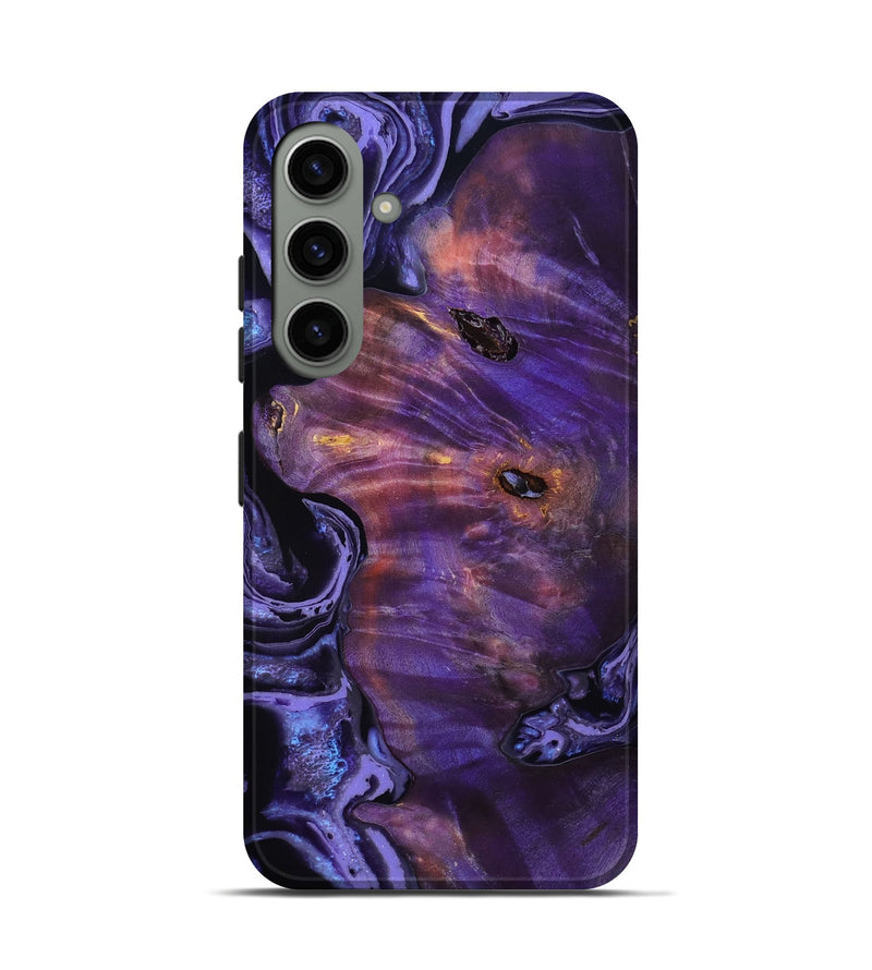 Galaxy S24 Wood Live Edge Phone Case - Dallas (Purple, 781258)